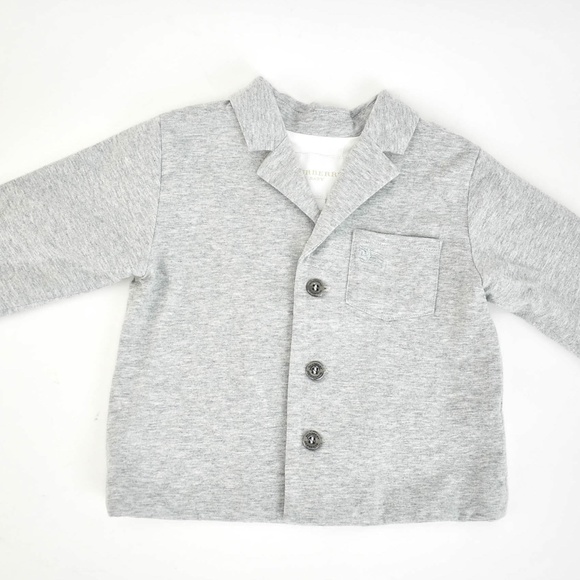 Burberry Other - BURBERRY Light Gray & Prorsum Knight Logo Sweater